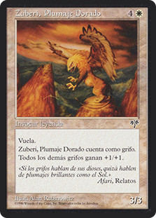 Zuberi, Golden Feather
Mirage
Single
Magic The Gathering