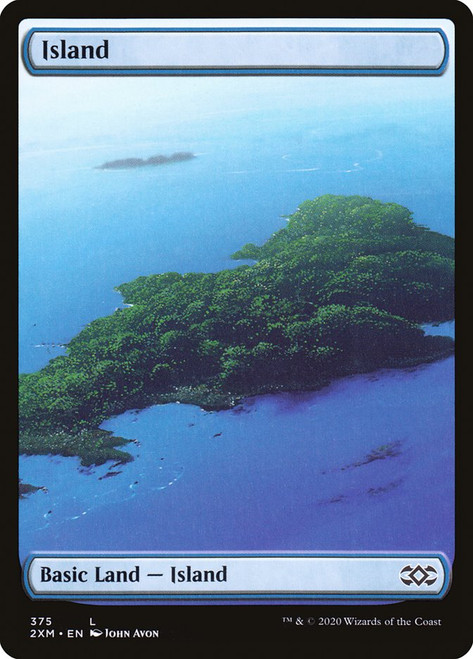 Island (#375) (Full Art) | Double Masters - Japanese | Star City Games