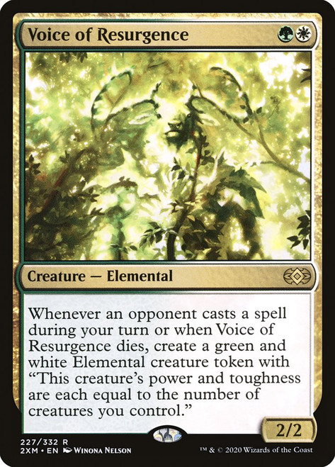 Voice of Resurgence\nDouble Masters\nSingle\nMagic The Gathering
