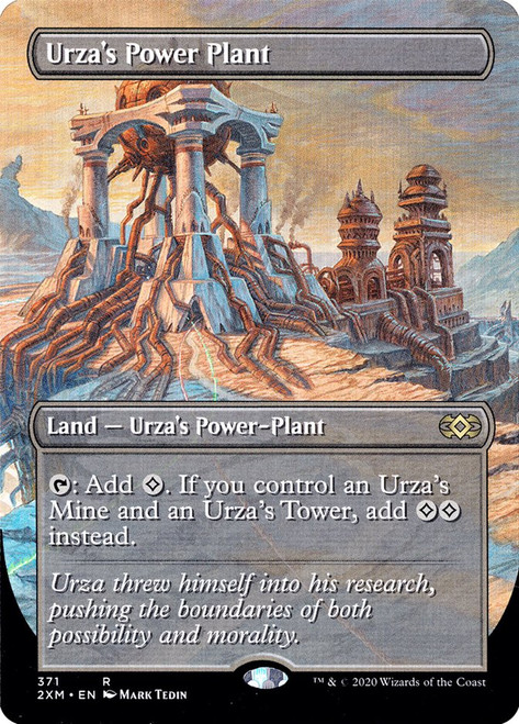 Urza's Power Plant (Borderless)\nDouble Masters - Variants\nSingle\nMagic The Gathering