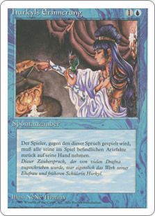 Hurkyl's Recall
3rd Edition/Revised - German
Single
Magic The Gathering