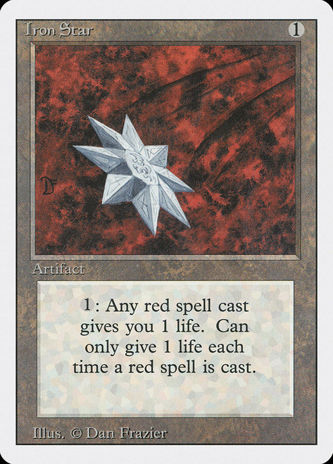 Iron Star\n3rd Edition/Revised\nSingle\nMagic The Gathering