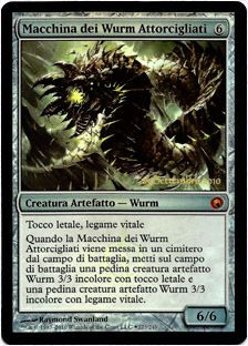 Wurmcoil Engine (Prerelease) (Scars of Mirrodin)
Promo: Date Stamped
Single
Magic The Gathering