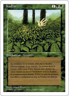 Kudzu
3rd Edition/Revised - French
Single
Magic The Gathering