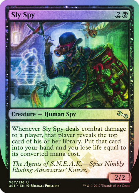Sly Spy (Library)\nUnstable\nSingle\nMagic The Gathering