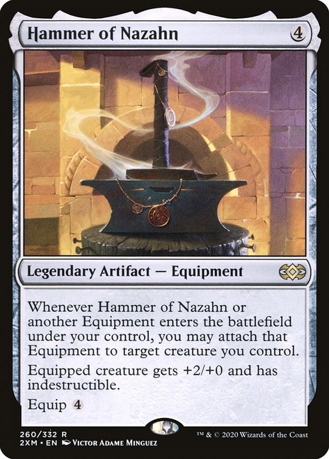 Hammer of Nazahn\nDouble Masters\nSingle\nMagic The Gathering