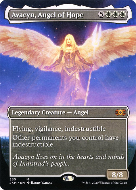 Avacyn, Angel of Hope (Borderless)\nDouble Masters - Variants\nSingle\nMagic The Gathering