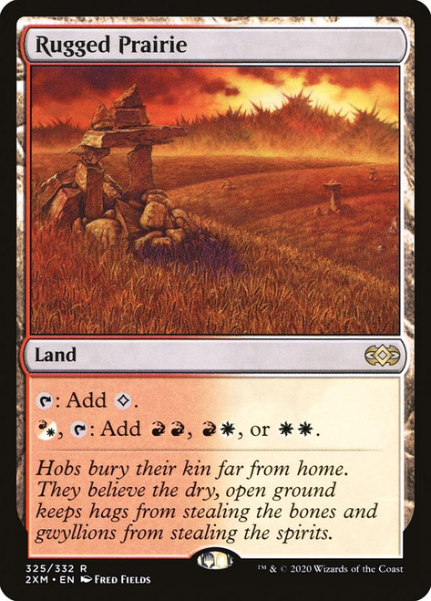 Rugged Prairie\nDouble Masters\nSingle\nMagic The Gathering