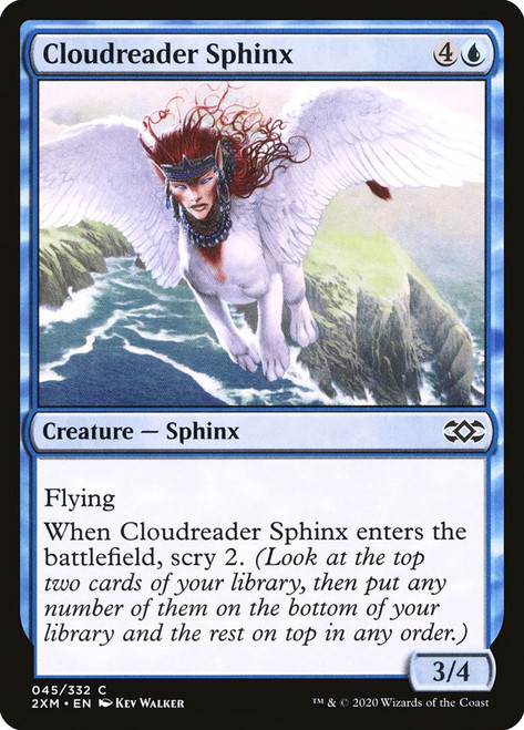 Cloudreader Sphinx\nDouble Masters\nSingle\nMagic The Gathering