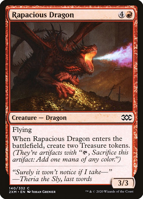 Rapacious Dragon\nDouble Masters\nSingle\nMagic The Gathering