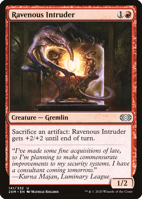 Ravenous Intruder\nDouble Masters\nSingle\nMagic The Gathering