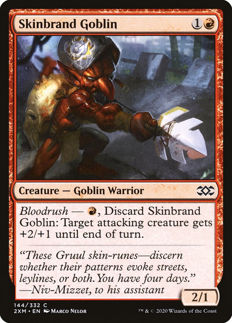 Skinbrand Goblin\nDouble Masters\nSingle\nMagic The Gathering