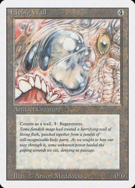 Living Wall\n3rd Edition/Revised\nSingle\nMagic The Gathering