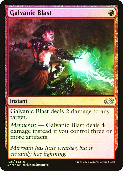 Galvanic Blast\nDouble Masters\nSingle\nMagic The Gathering