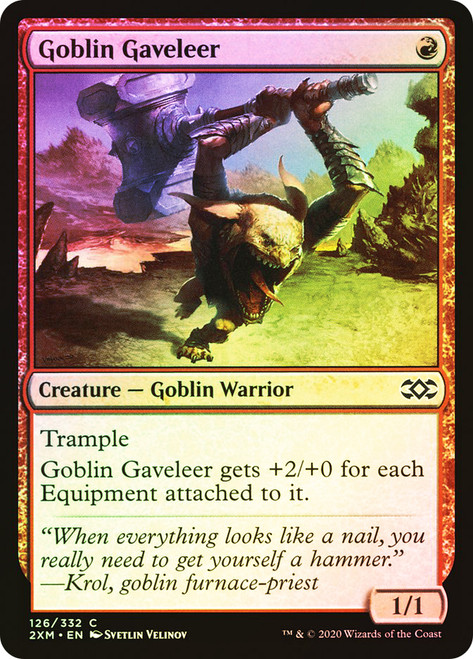 Goblin Gaveleer\nDouble Masters\nSingle\nMagic The Gathering