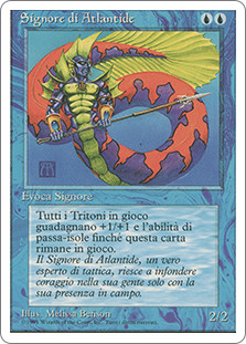 Lord of Atlantis
3rd Edition/Revised - Italian
Single
Magic The Gathering