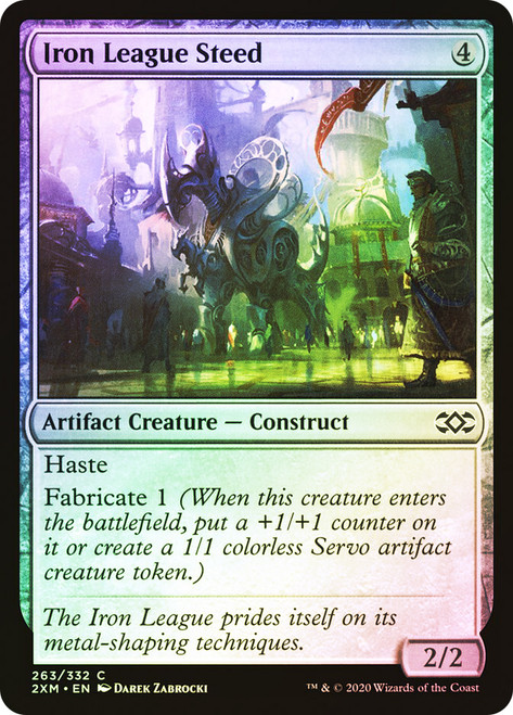 Iron League Steed\nDouble Masters\nSingle\nMagic The Gathering