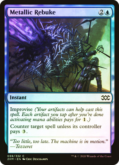 Metallic Rebuke\nDouble Masters\nSingle\nMagic The Gathering