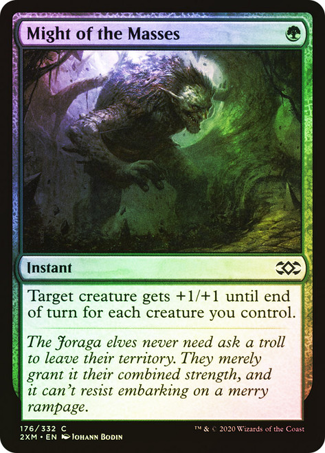 Might of the Masses\nDouble Masters\nSingle\nMagic The Gathering