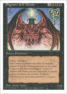 Lord of the Pit
3rd Edition/Revised - Italian
Single
Magic The Gathering