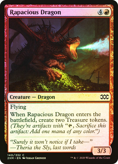 Rapacious Dragon\nDouble Masters\nSingle\nMagic The Gathering