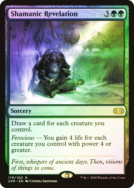 Shamanic Revelation\nDouble Masters\nSingle\nMagic The Gathering