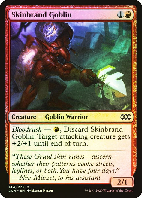 Skinbrand Goblin\nDouble Masters\nSingle\nMagic The Gathering