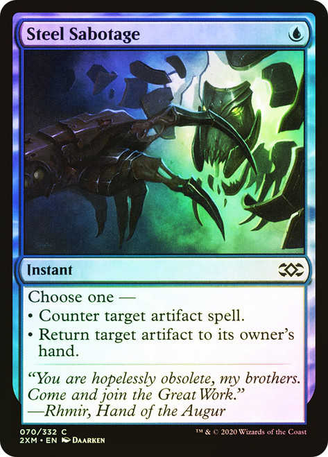 Steel Sabotage\nDouble Masters\nSingle\nMagic The Gathering