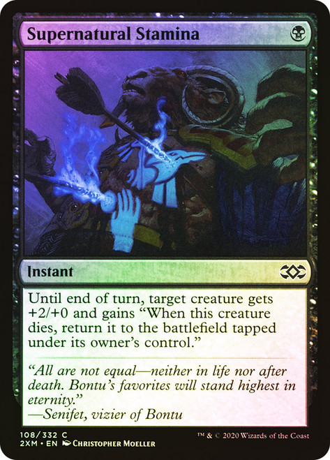 Supernatural Stamina\nDouble Masters\nSingle\nMagic The Gathering