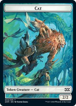 {Cat Token}\nDouble Masters\nSingle\nMagic The Gathering