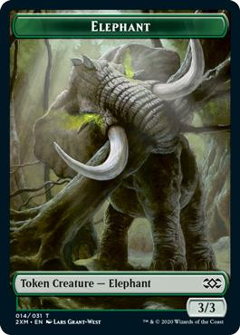 {Elephant Token}\nDouble Masters\nSingle\nMagic The Gathering