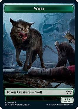 {Wolf Token}\nDouble Masters\nSingle\nMagic The Gathering