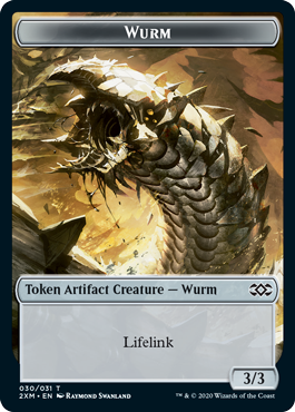 {Wurm Token} (Lifelink)\nDouble Masters\nSingle\nMagic The Gathering