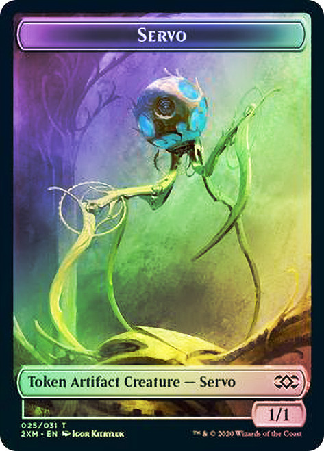 {Servo Token} // {Thopter Token} (#08)\nDouble Masters\nSingle\nMagic The Gathering