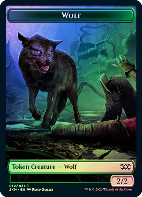 {Wolf Token} // {Wurm Token} (Lifelink)\nDouble Masters\nSingle\nMagic The Gathering