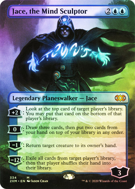 Jace, the Mind Sculptor (Borderless)\nDouble Masters - Variants\nSingle\nMagic The Gathering