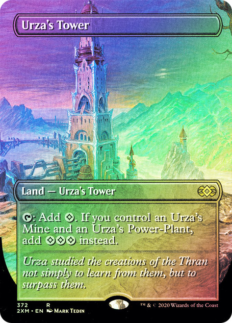 Urza's Tower (Borderless)\nDouble Masters - Variants\nSingle\nMagic The Gathering