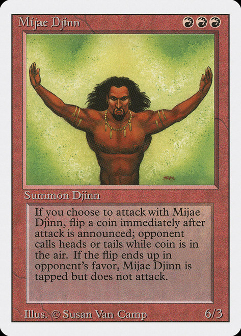 Mijae Djinn\n3rd Edition/Revised\nSingle\nMagic The Gathering