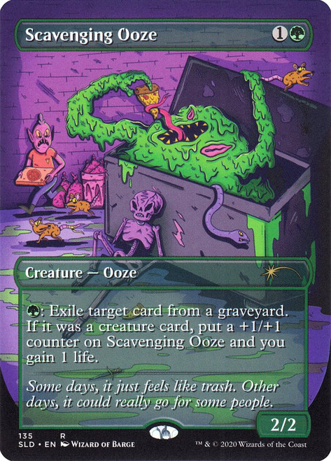 Scavenging Ooze (Secret Lair) (Borderless)\nPromo: General\nSingle\nMagic The Gathering