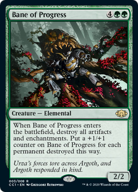 Bane of Progress\nCommander Collection: Green\nSingle\nMagic The Gathering