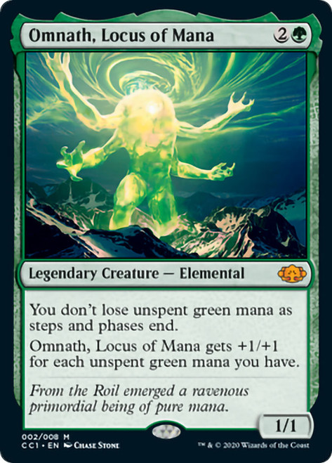 Omnath, Locus of Mana\nCommander Collection: Green\nSingle\nMagic The Gathering