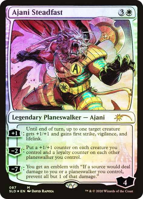 Ajani Steadfast (Secret Lair)\nPromo: General\nSingle\nMagic The Gathering