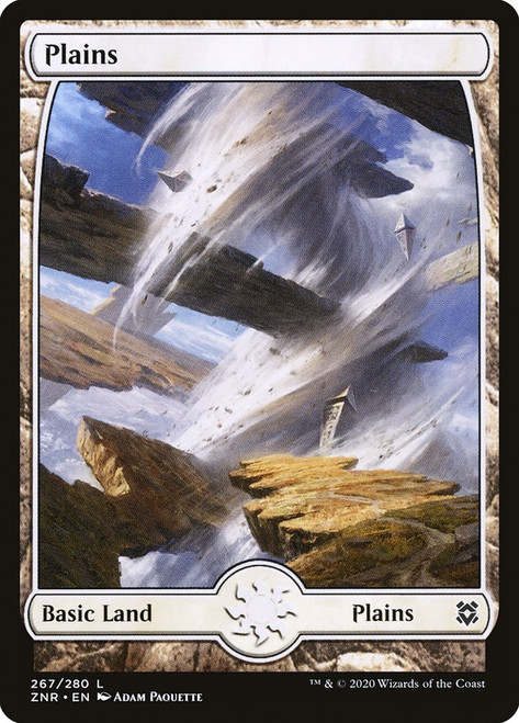 Plains (#267) (Full Art)\nZendikar Rising\nSingle\nMagic The Gathering