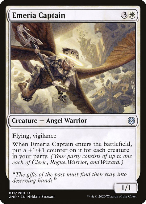 Emeria Captain\nZendikar Rising\nSingle\nMagic The Gathering