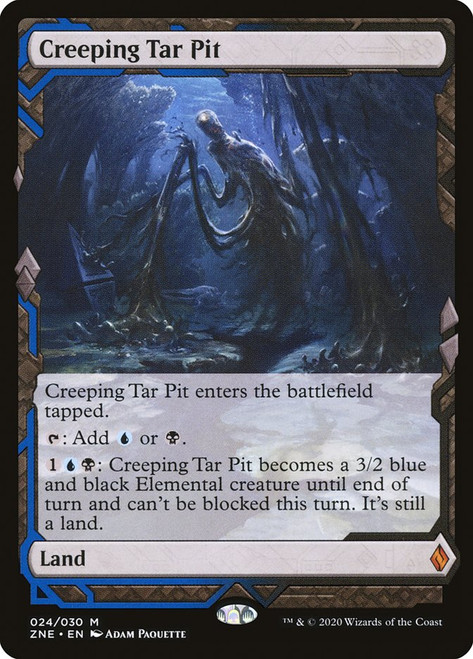 Creeping Tar Pit\nZendikar Rising Expeditions\nSingle\nMagic The Gathering
