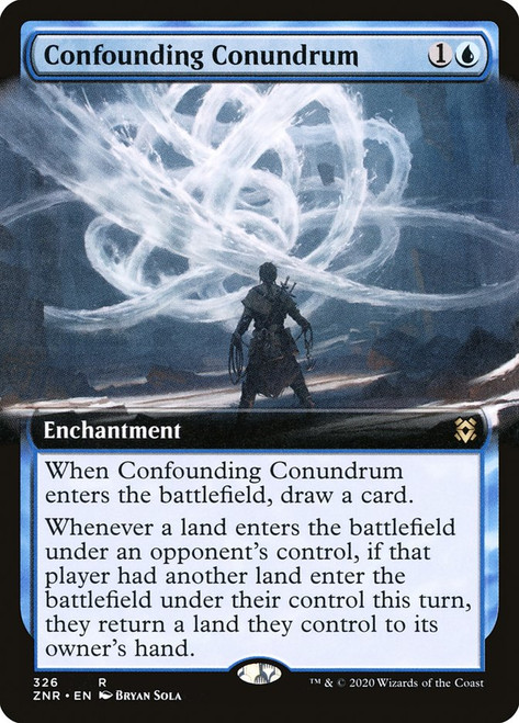 Confounding Conundrum (Extended Art)\nZendikar Rising - Variants\nSingle\nMagic The Gathering