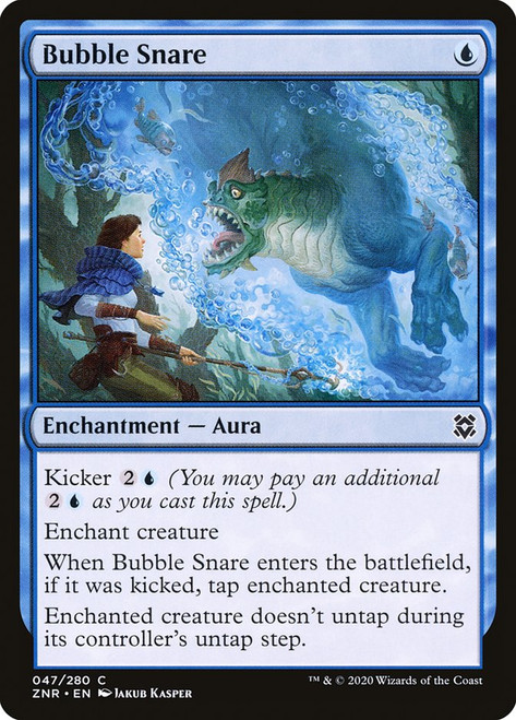 Bubble Snare\nZendikar Rising\nSingle\nMagic The Gathering