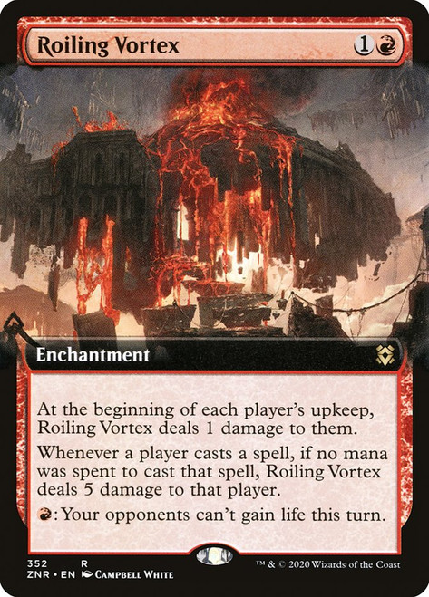 Roiling Vortex (Extended Art)\nZendikar Rising - Variants\nSingle\nMagic The Gathering