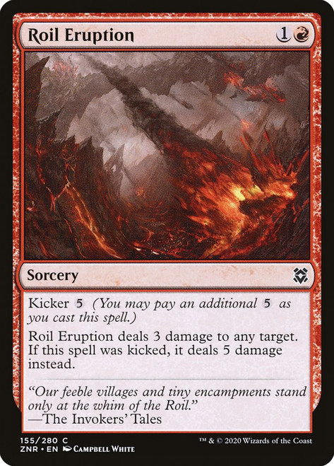 Roil Eruption\nZendikar Rising\nSingle\nMagic The Gathering