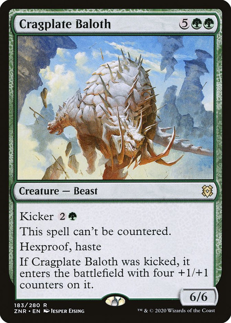 Cragplate Baloth\nZendikar Rising\nSingle\nMagic The Gathering